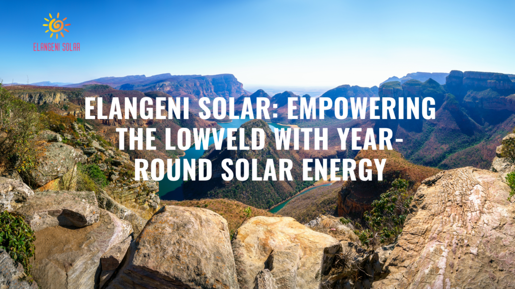 Nestled in the heart of the picturesque Lowveld region, Elangeni Solar is not just a business; it's a community-based brand with solid relationships at its core. As the sun bathes this region in warmth and light throughout the year, harnessing the power of solar installations has become a beacon of hope for both the community and the environment.